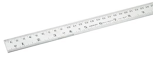 Steel ruler