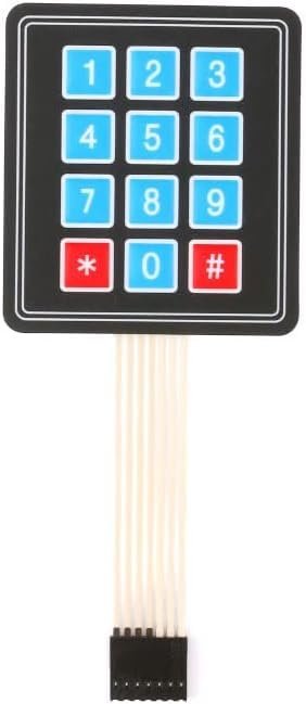 3×4 Membrane Keypad